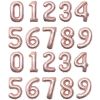21 Inch Small Number Balloons 0-9 Wedding Wedding Room Baby Birthday Party Decoration Aluminum Foil Rose Gold Balloon Set