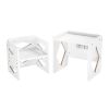 Montessori Weaning Table and Chair Set, Wooden Toddler Table and Chair Set for Aged 1-5, Adjustable Height Kids Montessori Chair and Activity Table