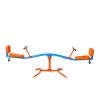Kids Seesaw, 300 lbs Load Capacity, Sit and Spin Teeter Totter with Easy-Grip Handles, Kids Outdoor Playground Equipment, Outside Toys