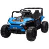 12V Childrens Ride On Truck, Battery Powered Electric Car for Kids w/ Remote Control, 4-Wheel Suspension & LED Lights, Blue