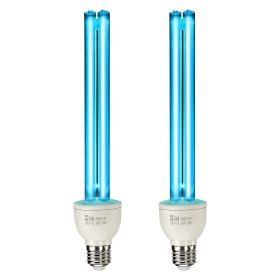 UV Light Bulb 2 Pack 25W Replacement Ultraviolet UVC Lamp with Ozone UVO Bulb