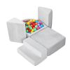 Climbing Toys, 5-Piece Set, Foam Climbing Blocks for Toddlers 6 Months to 3 Years, Baby Climbing Blocks with Ball Pit (Balls Not Included)