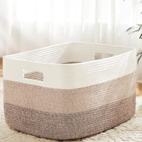 65L Laundry Basket for Decorative Nursery Blanket,Toys,Dirty Clothes and Magazine in Shelves,Baby Room,and Living Room