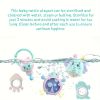 Baby Rattle Toy Set, Baby Grip Rattle, Easy Grip Sensory Clasp, Baby Development Learning Music Toy