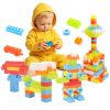 150 PCS Building Blocks Set with Wheels, Learning Toddler Blocks for 3+ Years Old