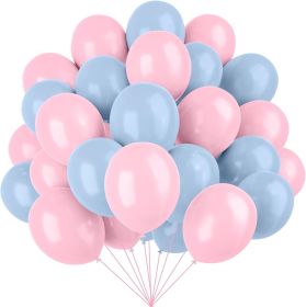 Pink and Blue Latex Balloons