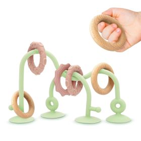 Suction Cup Sensory Bath Toys - 24hr Strong Hold Play Activity for Babies, Silicone Sensory Bath Time