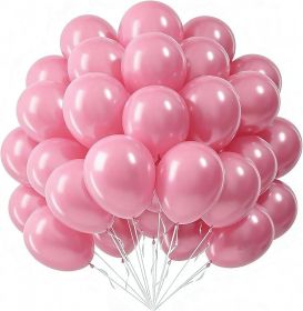 Light Pink Balloons 50 pcs 12 inch Pastel Pink Latex Balloon Party Balloons for Wedding Bridal Engagement Baby Shower Gender Reveal Easter Anniversary