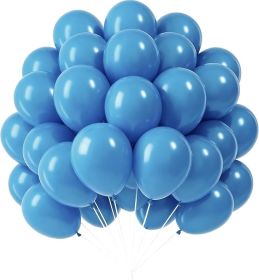 Blue Balloons 50 pcs 12 Inch Pastel Blue Latex Balloons for Wedding Bridal Engagement Baby Shower Gender Reveal Easter Anniversary Birthday Christmas