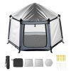 Baby Playpen, Pop Up Toddler Playpen with Canopy