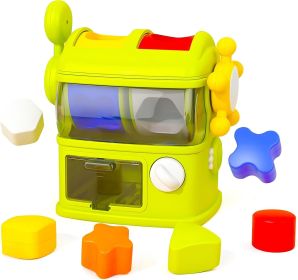Baby Blocks Color Shape Sorter Montessori Toys for Toddlers 1-3, Sensory Toys, Preschool Learning Activities Matching Game