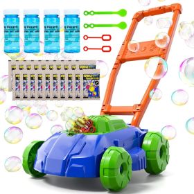 Bennol Bubble Lawn Mower for Toddlers, Kids Automatic Bubble Blower Maker Machine, Outdoor Gardening Push Toys