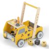 Wooden Baby Walker with Multi-Fun Tool Bench
