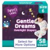 Gentle Dreams Overnight Diapers Size 6, 58 Count