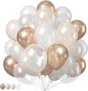 Nude White Gold Balloons