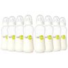 10 oz Anti Colic Baby Bottle Set - Medium Flow Nipples Included, Standard Neck, BPA Free - 3-6 Months, Stage 2 Feeding for Gas