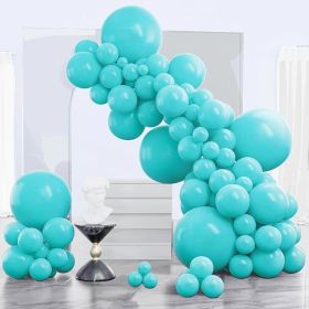 Teal Balloons 140pcs Different Sizes Pack of 18 12 10 5 Inch Turquoise Dark Teal Balloon Arch Kit for Baby Shower Gender Reveal Graduation Mermaid Bir