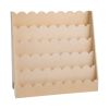 VEVOR Montessori Bookshelf, 5-Tier Scalloped Kids Bookshelf, Front Facing Toddler Bookcase, Dual Hooks for Hanging Backpacks