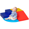 Crawl and Climb Foam Play Set Toddler Nugget 4 Pieces Lightweight Interactive Set for Climbing, Crawling, Sliding Play Zone for Baby Preschooler