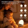 Touch Egg Night Light for Baby Nursery, Rechargeable Portable Kids Nightlight Lamp with 1-6H Feeding Timer, 3 Color Temperatures Dimmable