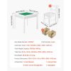 Kids Activity Table and 2 Chairs Set, Building Blocks Double-Sided Tabletop, Toddler Table and Chair Set with Storage for Kids 3+ Years