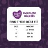 Gentle Dreams Overnight Diapers Size 6, 58 Count