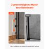 Retractable Baby Gate, Extends to 163.3 inch Extra Wide, 39 inch Tall, with Reinforced Fiberglass Strips, Avoids Crawling Through
