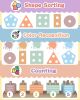 Toys Boy Girl, Toys Toddlers Kids Baby, Birthday Gifts, Wooden Learning Puzzles Shape Sorter Toys for Toddlers