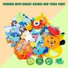 10 Pack Wooden Toddler Puzzles Spelling; Montessori Toy Toddler Baby Ages 2-4 Puzzles Early Develop; Toys Learning Education Preschool Gifts