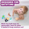 Tub Works® Marine™ Mold Free Bath Toys, 6 Pack | Sealed, No Hole Bath Toys Design Keeps Moisture Out | Soft