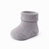 Baby Socks 12 Pairs Newborn Cotton Socks Unisex 0–6 Months Soft Breathable Neutral Colors