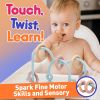 Baby Suction Cup Sensory Toy - Gentle 24hr Adhesion Montessori Sensory Teething Highchair Toy Gift Babies