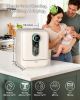 Baby Bottle Washer, Sterilizer and Dryer Pro Cleaning Machine with 360° Dual Spray Arms, Steam Sterilization, Drying Function