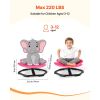 Kids Swivel Chair, 220 lbs Capacity, Flower Shape Sensory Spinning Chair, Autistic Kids Sensory Toy Seat with Non-Slip Metal Base