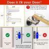 Door Lever Lock (2 Pack) Prevents Toddlers from Opening Doors. Easy One Hand Operation for Adults. Durable ABS with 3M Adhesive Backing. Simple Instal