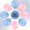 Pink and Blue Latex Balloons