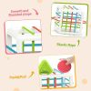 Montessori Toys, 6 Pc Multi Sensory Shape, Toddler Developmental Learning Birthday Gifts