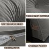 Triangle Reading Cushion with a button-Gray 100*50*20cm