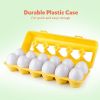 Matching Eggs 12 pcs Set Color & Shape Recoginition Sorter Puzzle for Toddlers Easter Travel Game Early Learning Educational Fine Motor Skill Montesso