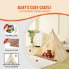 Kids Play Tent, Teepee Tent for Kids 1-5 Years Old, Tent for Kids with Windows for Indoor and Outdoor