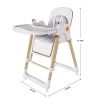 Convertible Baby High Chair to Rocker with 5-Point Harness