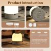 Portable Baby Night Light,3 Colours Egg Light for Nursery,Rechargeable Night Light for Kids,Small Cordless Table&Bedside Lamp