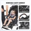 Lightweight Stroller, Compact Easy Fold MultiPosition Recline Canopy Backrest, Carbon Steel Frame, Large Storage Basket,Cup Holder