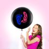 1 Set Party Decoration Balloon Boy Or Girl Gender Reveal Black Latex Balloon Baby Shower Confetti Ballons Birthday Gender Reveal