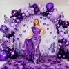 Purple Latex Balloons Kit