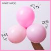 Pink and White Balloons 66pcs 12 Inch Light Pastel Baby Metallic Pearl Pink Matte White Confetti Balloons for Gender Reveal Wedding Bridal Girl Baby S