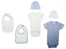 Boys 6 Piece Layette Set