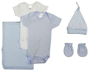 Boys Layette Baby Clothes Set (Option: 5 Pc)
