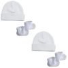 Cap & Bootie Set - White