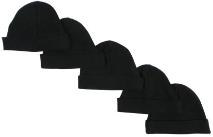 Black Baby Cap (Option: Pack Of 5)